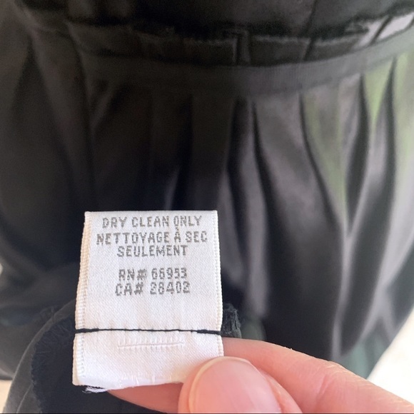 CYNTHIA STEFFE 100% SILK LITTLE BLACK DRESS SIZE 6 - Picture 9 of 10